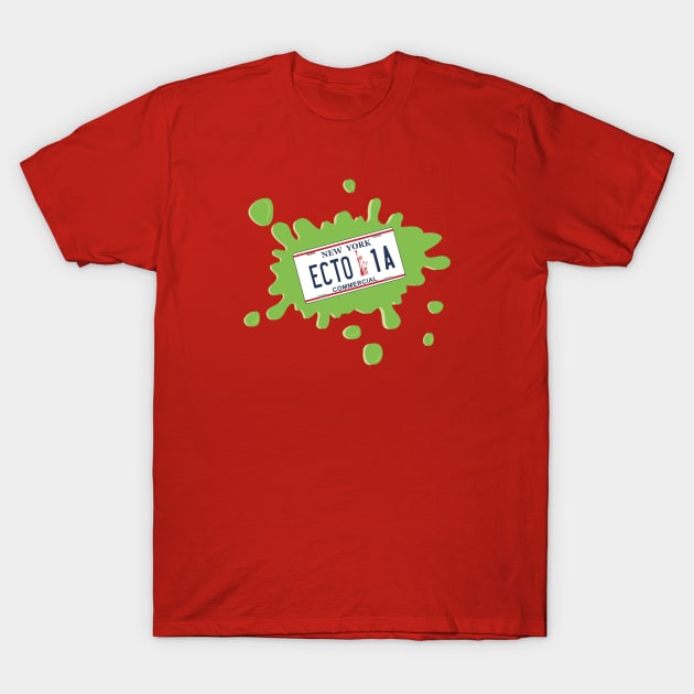 Ecto 1 Plate T-Shirt by Nykos